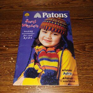 Patons Book # 751 Small Wonders Trendy Accessories for Cool Kids Booklet (2004)